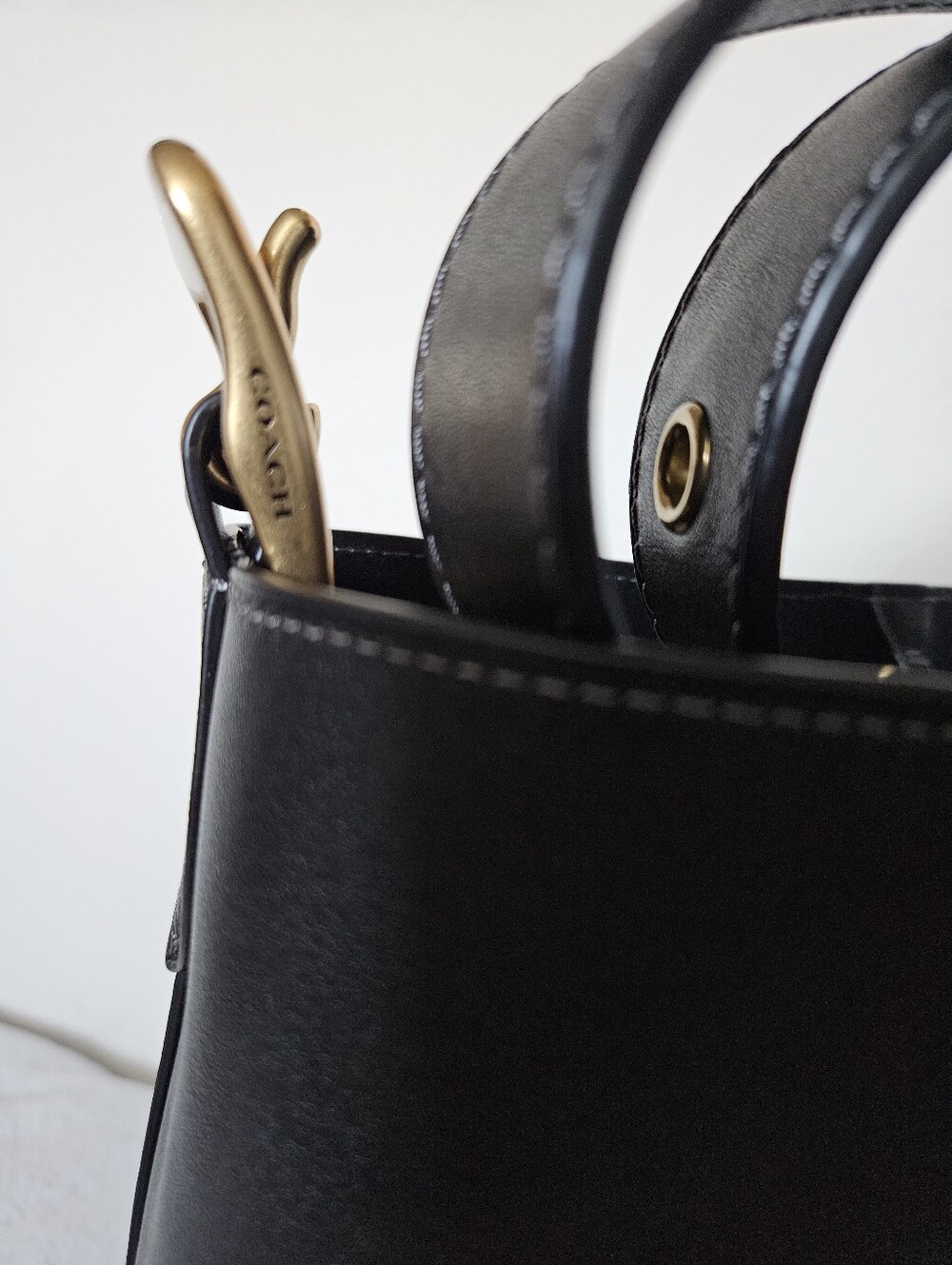 Coach Bleeker Bucket Bag - Black - Picture 6 of 15